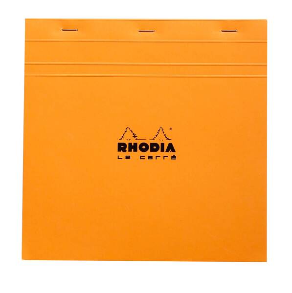 Rhodia Rt210200 Basic 21X21cm Kareli Blok Turuncu Kapak