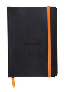 Rhodia - Rhodia Ry117302 Hardcover A6 Çizgili Defter Siyah Kapak