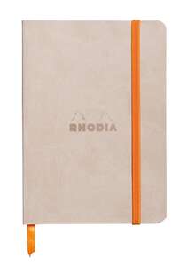 Rhodia - Rhodia Ry117305 Hardcover A6 Çizgili Defter Beige Kapak
