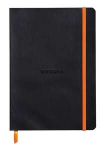 Rhodia - Rhodia Ry117452 Hardcover A5 Dot(Noktalı) Defter Siyah Yumuşak