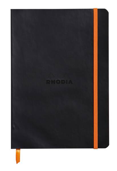 Rhodia Ry117452 Hardcover A5 Dot(Noktalı) Defter Siyah Yumuşak