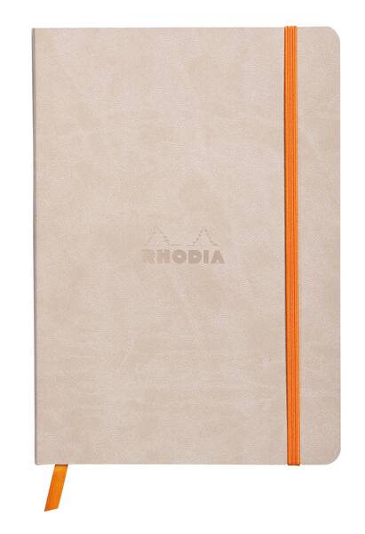 Rhodia Ry117455 Hardcover A5 Dot(Noktalı) Defter Beige Yumuşak