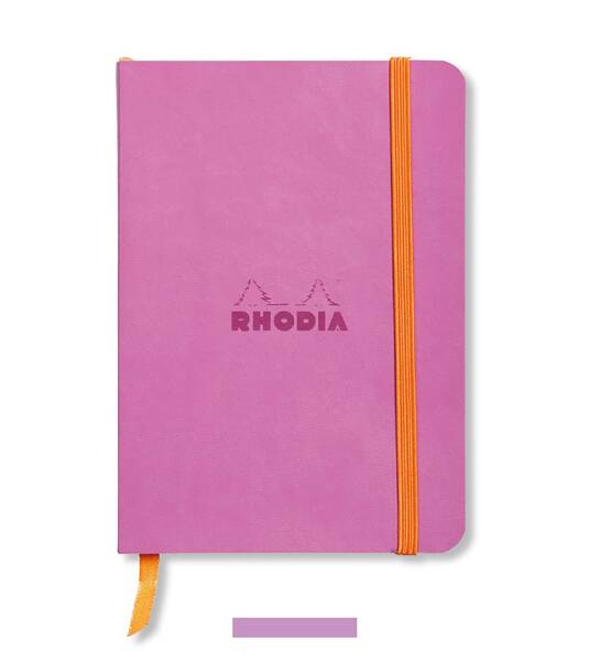 Rhodia Ry117461 Hardcover A5 Dot(Noktalı) Defter Lilac Yumuşak