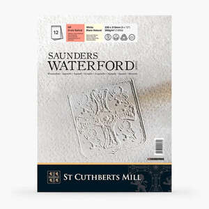 St.Cuthberts - Saunders Waterford Sulu Boya Pad 23X30cm Hot Press 12 Sayfa