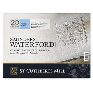 St Cuthberts Mill - Saunders Waterford Sulu Boya Defteri 300gr 31X23cm Soğuk Basım İnce Doku
