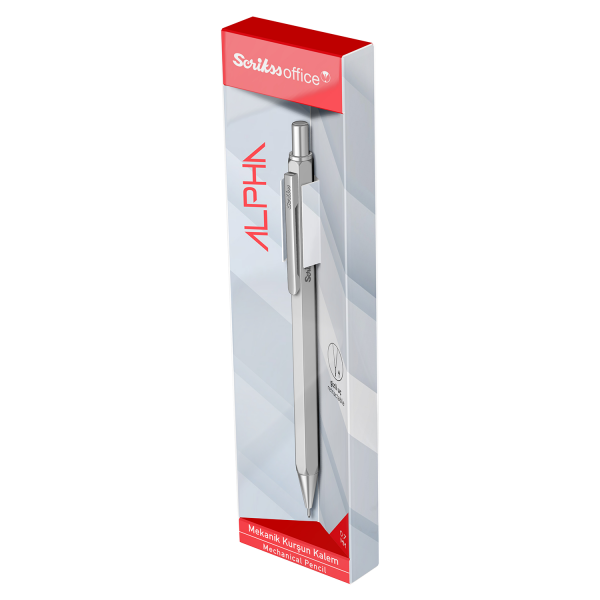 Scrikss Alpha Mekanik Kurşun Kalem 0.7 mm Gri - 4