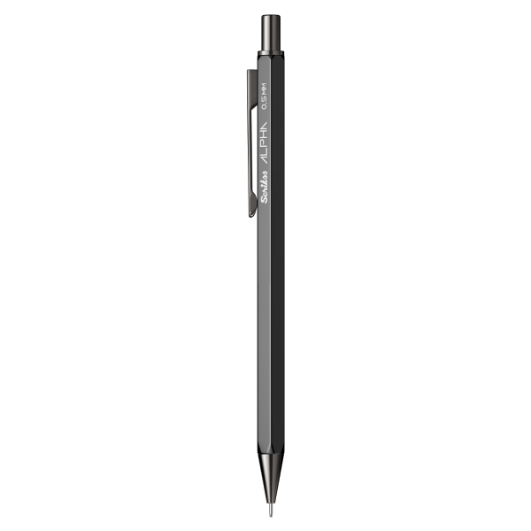 Scrikss Alpha Mekanik Kurşun Kalem 0.7 mm Siyah - 1