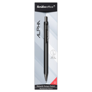 Scrikss Alpha Mekanik Kurşun Kalem 0.7 mm Siyah - 4