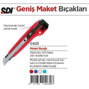 SDI Maket Bıçağı Geniş Otomatik - Thumbnail