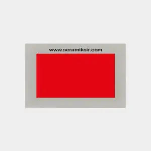 Seramiksır Sır Üstü Dekor Boyalar 100gr SD5202 Bayrak Kırmızı - Seramiksır