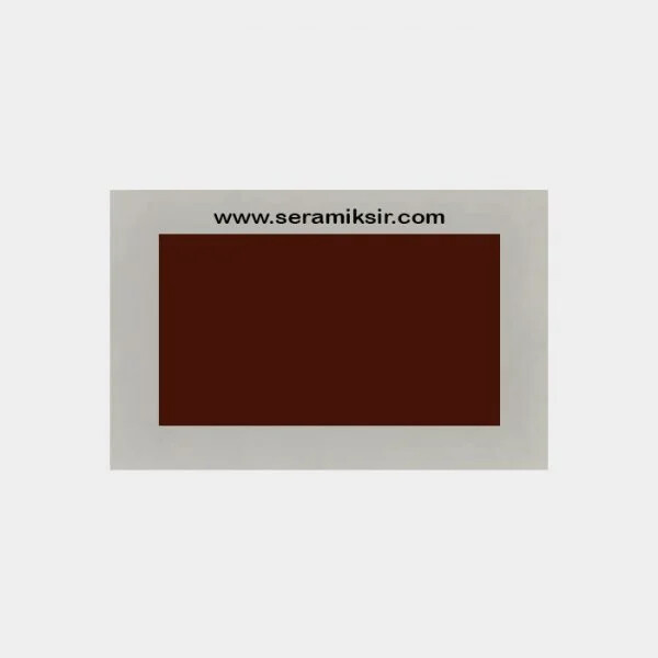 Seramiksır Sır Üstü Dekor Boyalar 100gr SD4708 Kızıl Kahve - Seramiksır