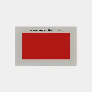 Seramiksır Sır Üstü Dekor Boyalar 100gr SD5211 Koyu Kırmızı - Seramiksır