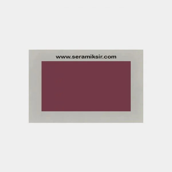 Seramiksır Sır Üstü Dekor Boyalar 100gr SD3902B Pembe-Maroon - Seramiksır