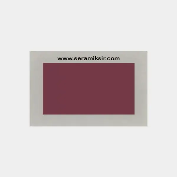 Seramiksır Sır Üstü Dekor Boyalar 100gr SD3902B Pembe-Maroon - 1