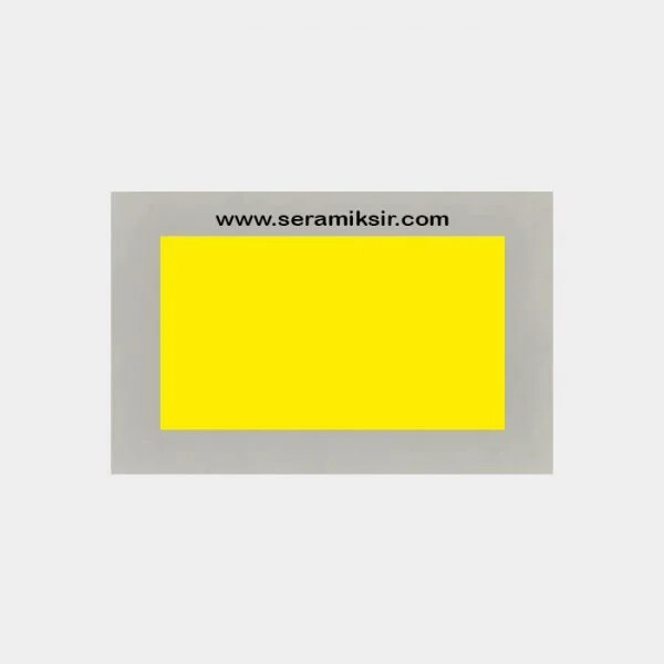 Seramiksır Sır Üstü Dekor Boyalar 100gr SD3800 Sarı - Seramiksır