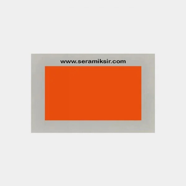 Seramiksır Sır Üstü Dekor Boyalar 100gr SD5100 Turuncu - Seramiksır