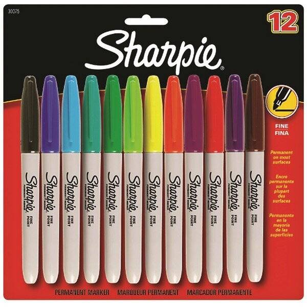 Sharpie Set Permanent Fine 12'Li Set 2065404 - 1