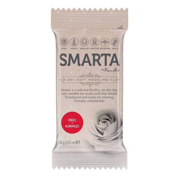 Smarta Modelleme Hamuru 100gr Kırmızı - 1