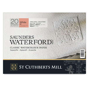 ST. Cuthberts Mill Saunders Waterford %100 Pamuk Suluboya Defterleri - Thumbnail