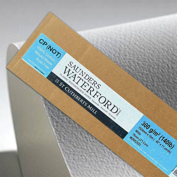 St. Cuthberts Mill Saunders Waterford Rulo Sulu Boya Kağıtları - 1