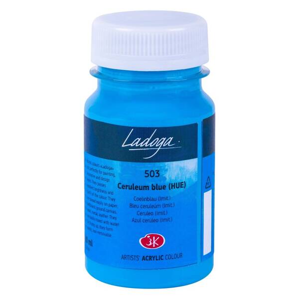 St. Petersburg Ladoga Akrilik Boya 100 Ml Ceruleum Blue - 1