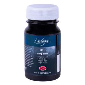 St. Petersburg Ladoga Akrilik Boya 100 Ml Lamp Black - 1