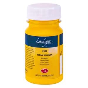 St. Petersburg Ladoga Akrilik Boya 100 Ml Yellow Medium - 1