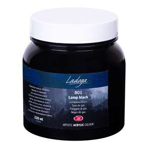 St. Petersburg Ladoga Akrilik Boya 220 Ml Lamp Black - 1