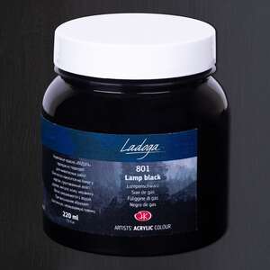 St. Petersburg Ladoga Akrilik Boya 220 Ml Lamp Black - 2