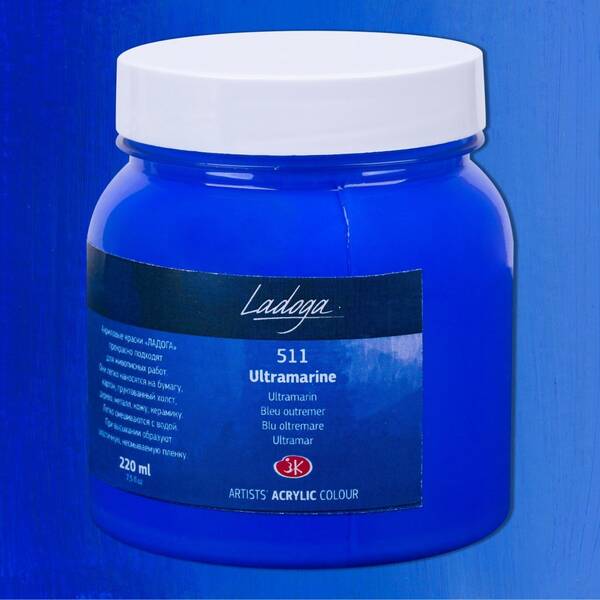 St. Petersburg Ladoga Akrilik Boya 220 Ml Ultramarine - 2