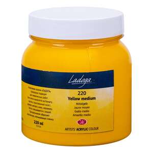 St. Petersburg Ladoga Akrilik Boya 220 Ml Yellow Medium - 1