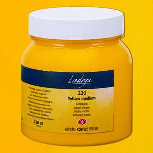 St. Petersburg Ladoga Akrilik Boya 220 Ml Yellow Medium - 2