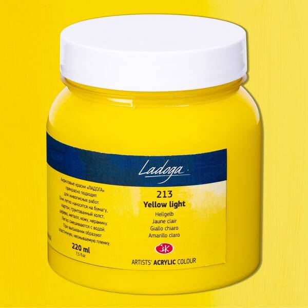 St. Petersburg Ladoga Akrilik Boya 220 Ml Yellow Right - 2