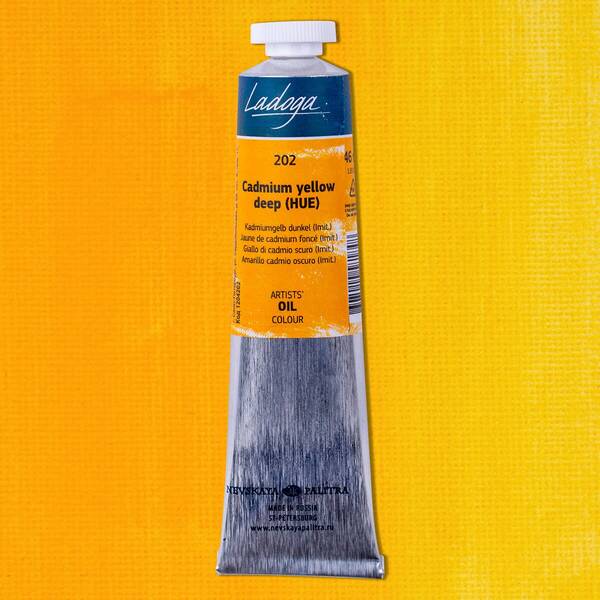 St. Petersburg Ladoga Yağlı Boya 46Ml Cadmium Yellow Deep Hue - 1