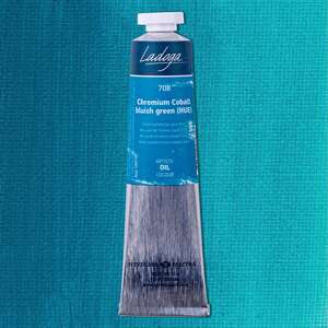 St. Petersburg Ladoga Yağlı Boya 46Ml Chromium Cobalt Bluish-Green Hue - 1