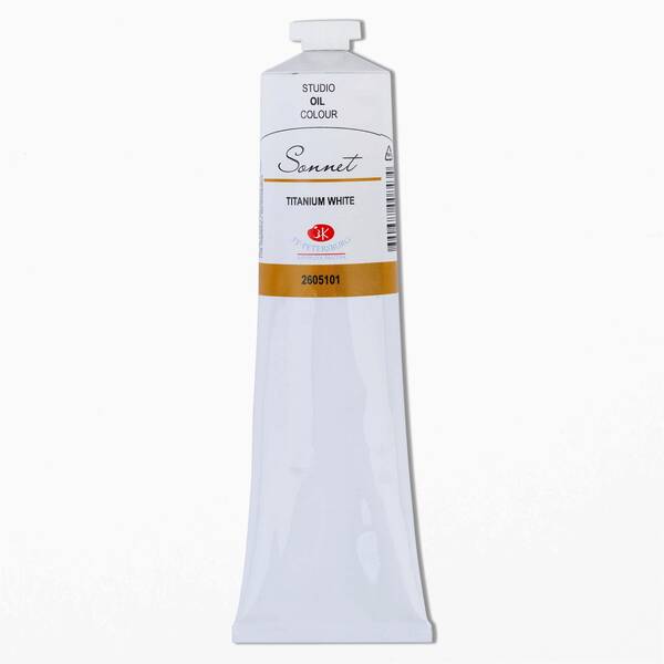 St. Petersburg Sonnet Studio Yağlı Boya 120Ml 101 Titanium White - 1