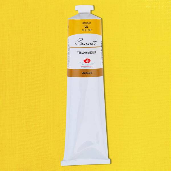 St. Petersburg Sonnet Studio Yağlı Boya 120Ml 220 Yellow Medium - 1