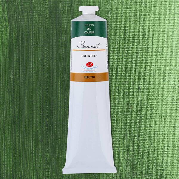 St. Petersburg Sonnet Studio Yağlı Boya 120Ml 710 Green Deep - 1