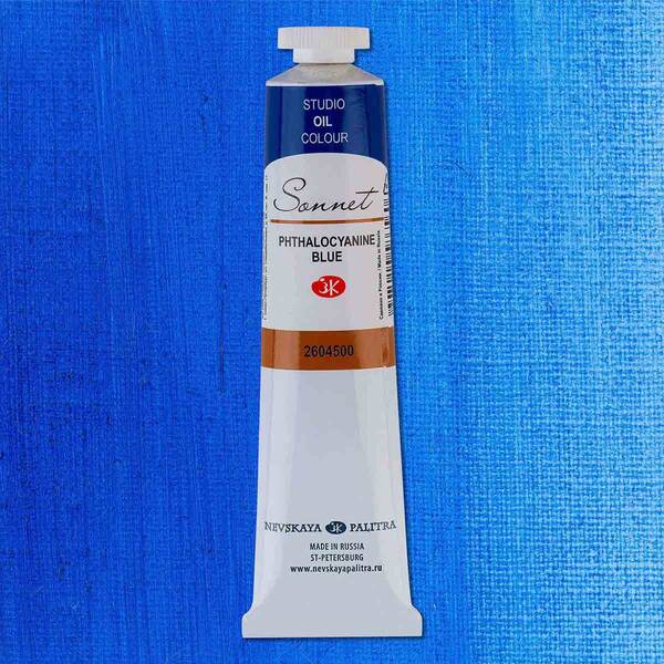 St. Petersburg Sonnet Studio Yağlı Boya 46 Ml S1 Phthalocyanine Blue - 1