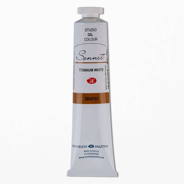 St. Petersburg Sonnet Studio Yağlı Boya 46 Ml S1 Titanium White - 1