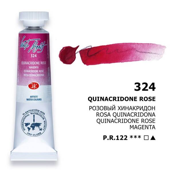 St. Petersburg White Nights Tüp Suluboya 10Ml S1 324 Quinacridone Rose - 1