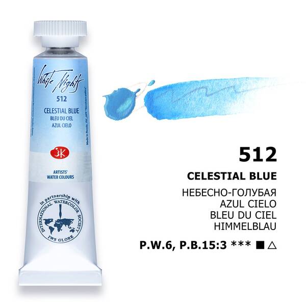 St. Petersburg White Nights Tüp Suluboya 10Ml S1 512 Celestial Blue - 1