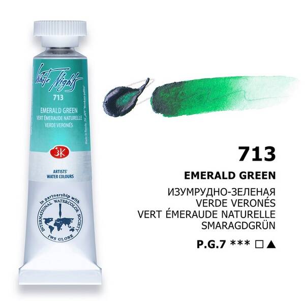 St. Petersburg White Nights Tüp Suluboya 10Ml S1 713 Emerald Green