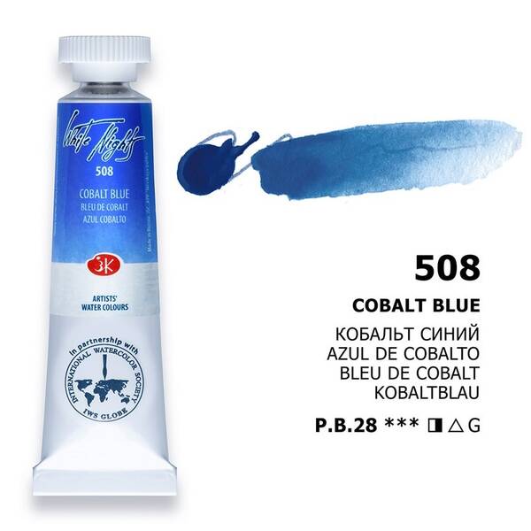 St. Petersburg White Nights Tüp Suluboya 10Ml S2 508 Cobalt Blue - 1