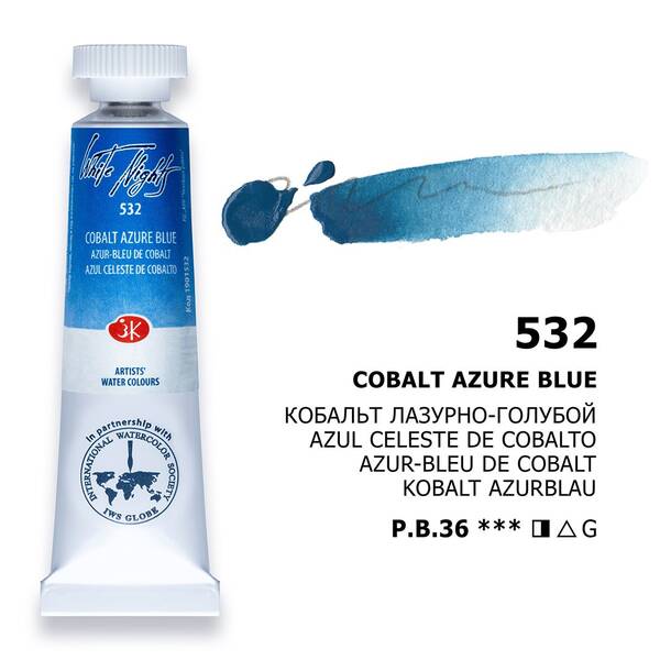 St. Petersburg White Nights Tüp Suluboya 10Ml S2 532 Cobalt Azure Blue - 1