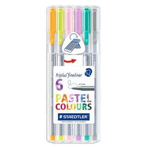 Staedtler 334 Sb6Cs1 Trip'lus Fineliner Pastel Renk - Staedler