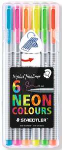 Staedtler 334 Sb6Cs3 Trip'lus Fineliner Neon Renk - Staedler