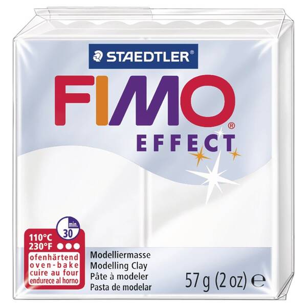 Staedtler Fimo Effect Modelleme Kili 57Gr 014 Translucent White - 1