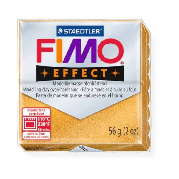 Staedtler Fimo Effect Modelleme Kili 57Gr 11 Metallic Gold - 1