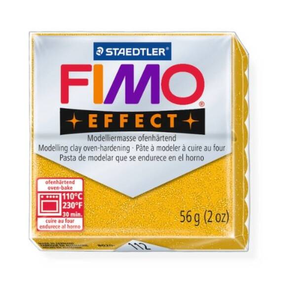 Staedtler Fimo Effect Modelleme Kili 57Gr 112 Glitter Gold - 1